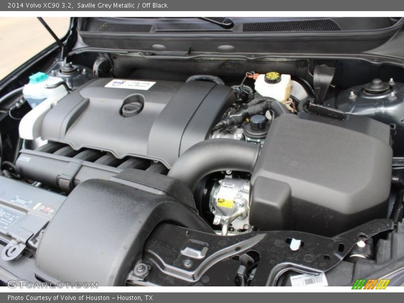 Saville Grey Metallic / Off Black 2014 Volvo XC90 3.2