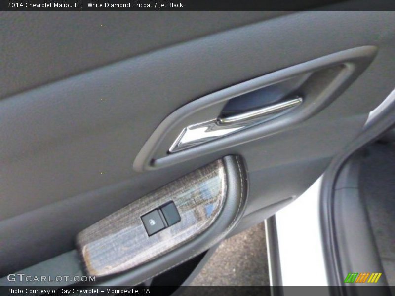 White Diamond Tricoat / Jet Black 2014 Chevrolet Malibu LT