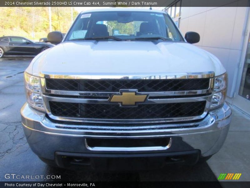 Summit White / Dark Titanium 2014 Chevrolet Silverado 2500HD LS Crew Cab 4x4