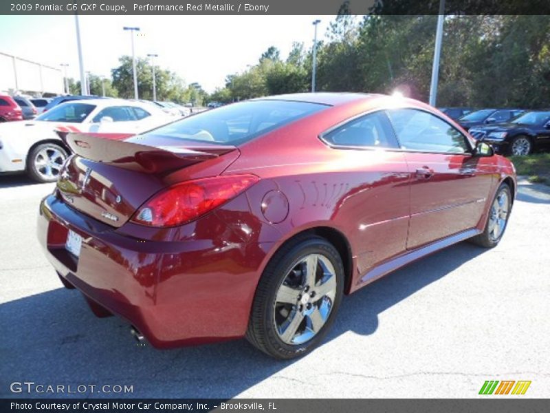 Performance Red Metallic / Ebony 2009 Pontiac G6 GXP Coupe