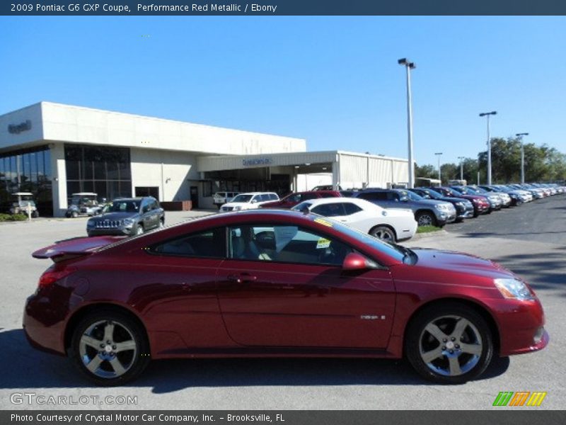 Performance Red Metallic / Ebony 2009 Pontiac G6 GXP Coupe