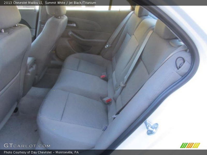 Summit White / Jet Black/Titanium 2013 Chevrolet Malibu LS