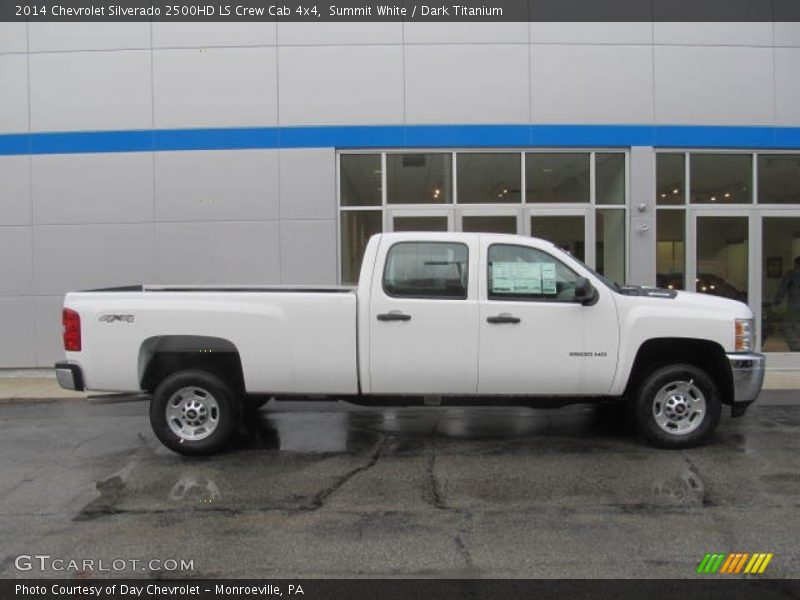 Summit White / Dark Titanium 2014 Chevrolet Silverado 2500HD LS Crew Cab 4x4