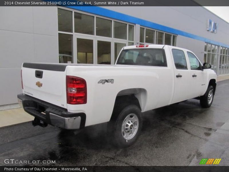 Summit White / Dark Titanium 2014 Chevrolet Silverado 2500HD LS Crew Cab 4x4