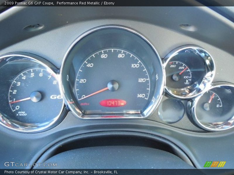 Performance Red Metallic / Ebony 2009 Pontiac G6 GXP Coupe