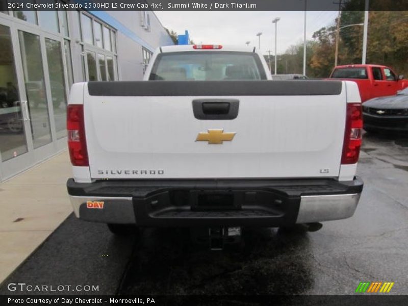 Summit White / Dark Titanium 2014 Chevrolet Silverado 2500HD LS Crew Cab 4x4
