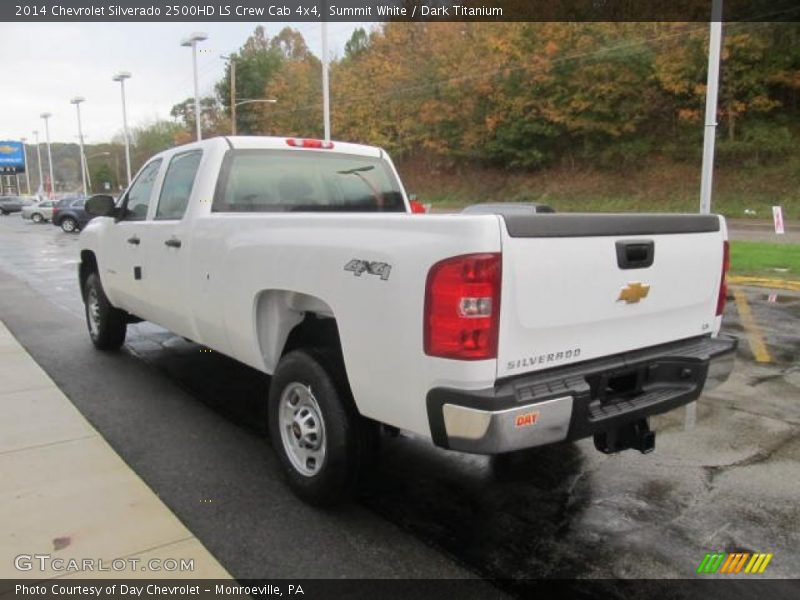 Summit White / Dark Titanium 2014 Chevrolet Silverado 2500HD LS Crew Cab 4x4