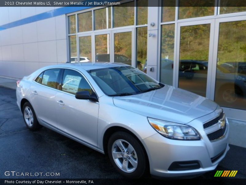 Silver Ice Metallic / Jet Black/Titanium 2013 Chevrolet Malibu LS