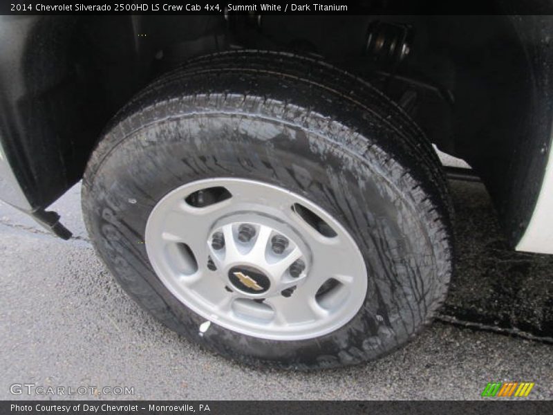 Summit White / Dark Titanium 2014 Chevrolet Silverado 2500HD LS Crew Cab 4x4