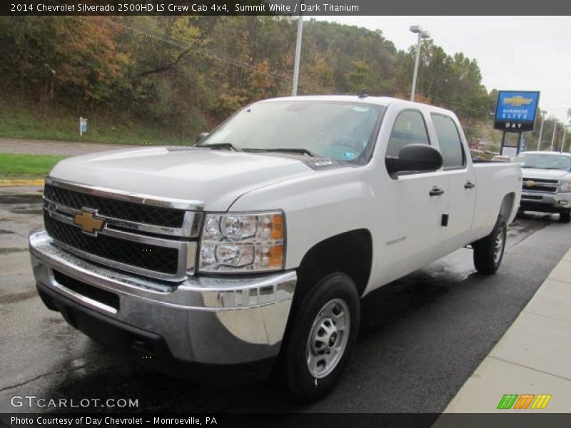 Summit White / Dark Titanium 2014 Chevrolet Silverado 2500HD LS Crew Cab 4x4