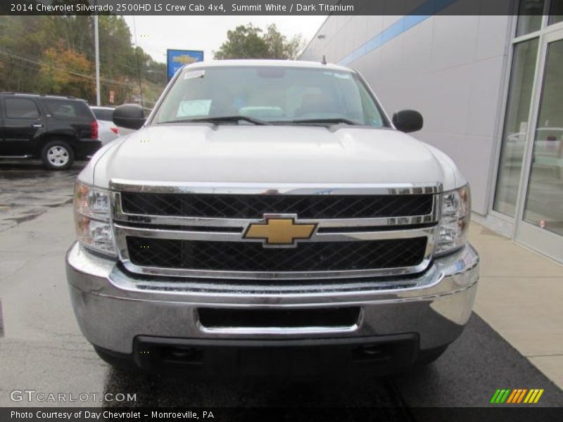 Summit White / Dark Titanium 2014 Chevrolet Silverado 2500HD LS Crew Cab 4x4