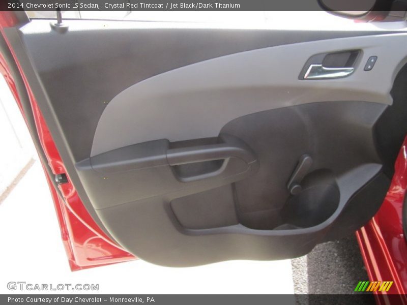 Crystal Red Tintcoat / Jet Black/Dark Titanium 2014 Chevrolet Sonic LS Sedan