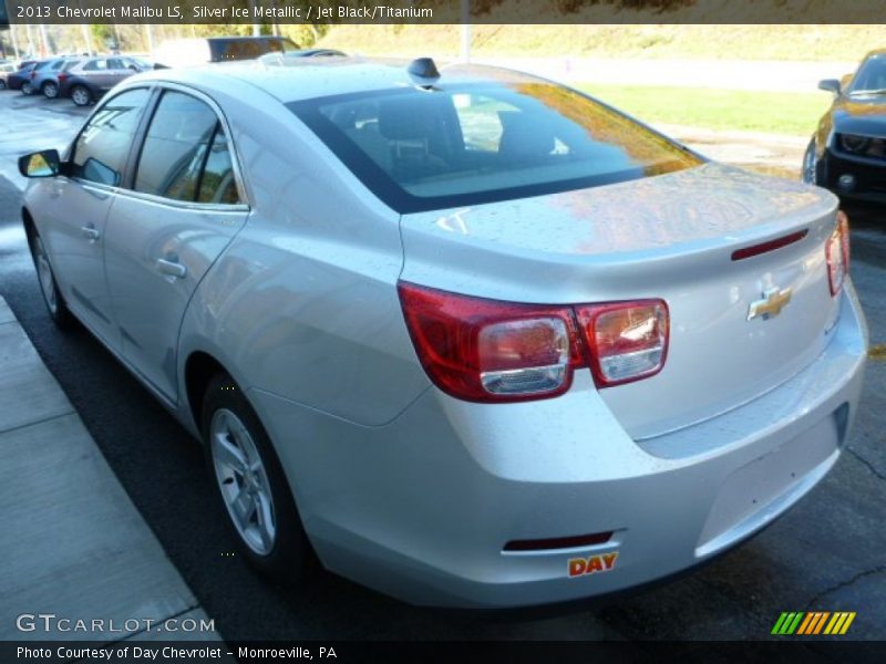 Silver Ice Metallic / Jet Black/Titanium 2013 Chevrolet Malibu LS