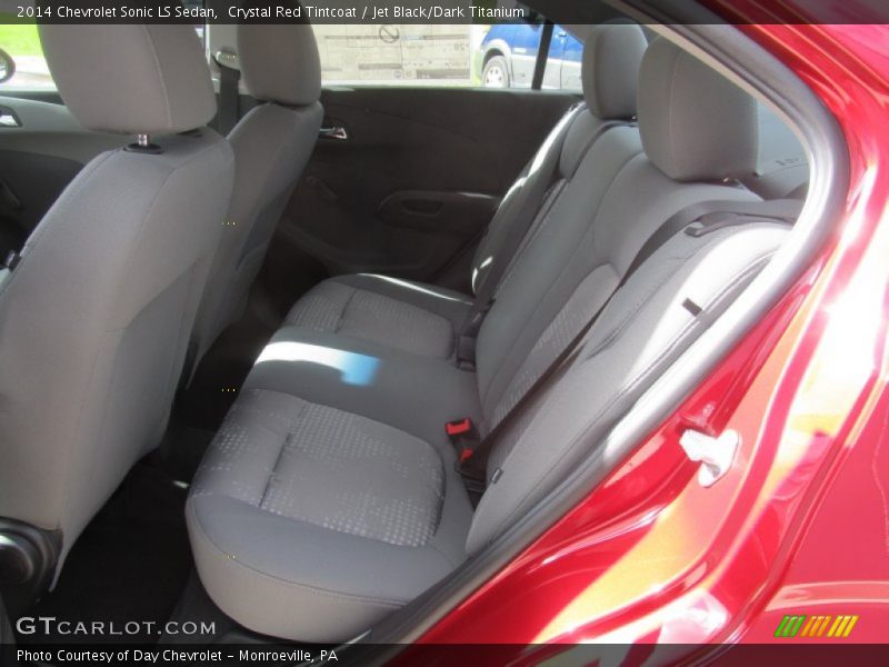 Crystal Red Tintcoat / Jet Black/Dark Titanium 2014 Chevrolet Sonic LS Sedan