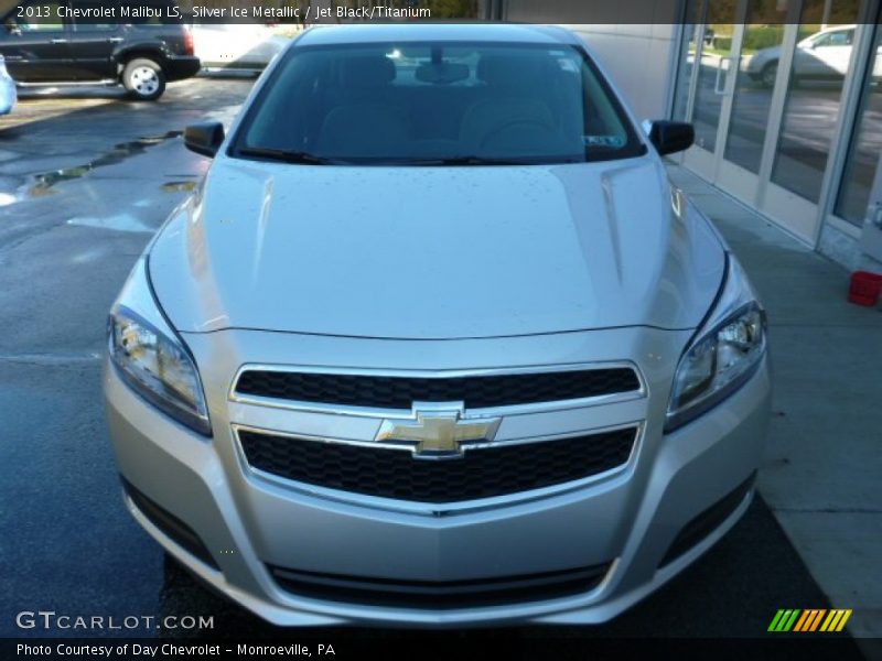 Silver Ice Metallic / Jet Black/Titanium 2013 Chevrolet Malibu LS