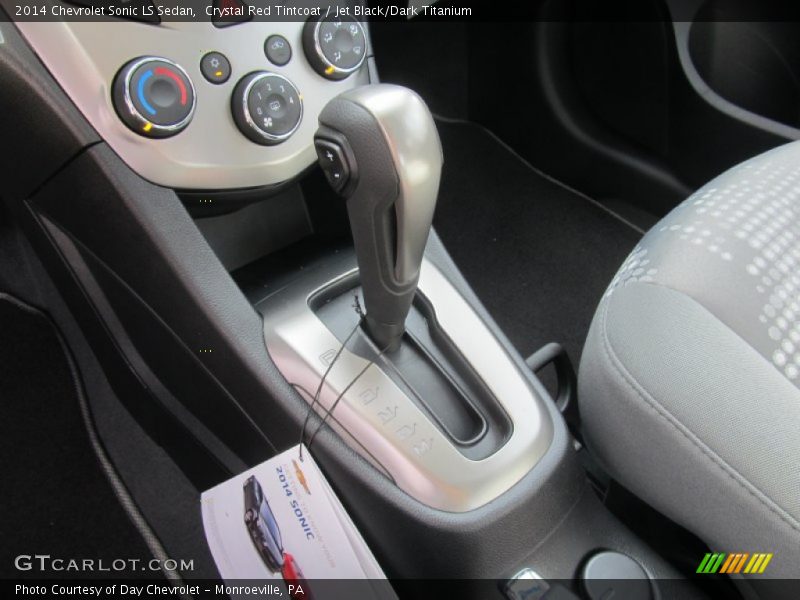Crystal Red Tintcoat / Jet Black/Dark Titanium 2014 Chevrolet Sonic LS Sedan