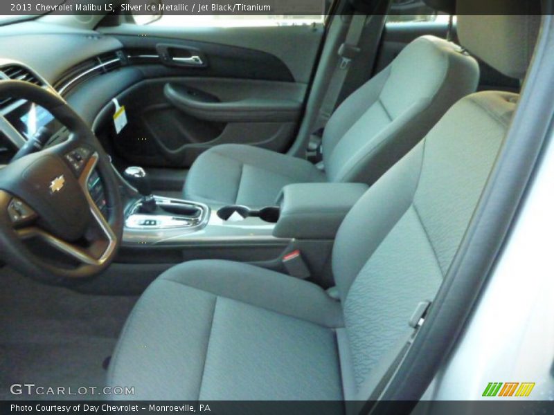Silver Ice Metallic / Jet Black/Titanium 2013 Chevrolet Malibu LS
