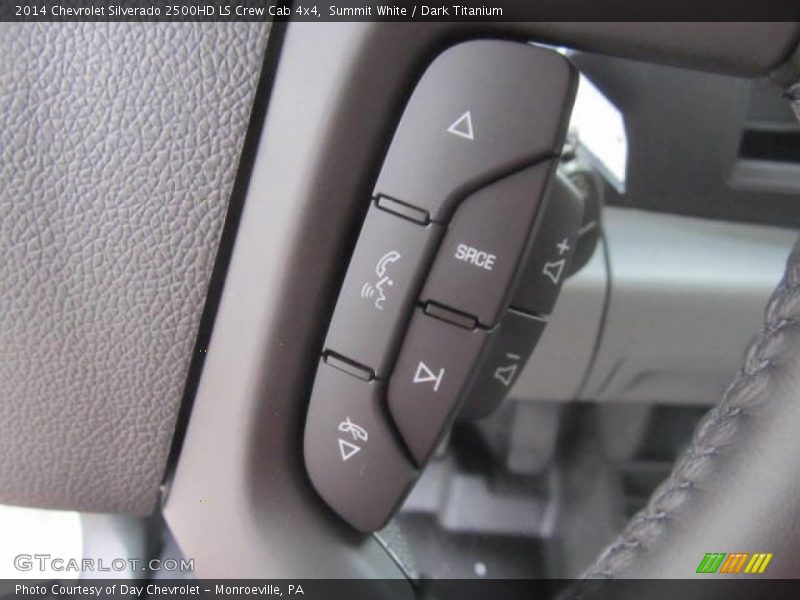Summit White / Dark Titanium 2014 Chevrolet Silverado 2500HD LS Crew Cab 4x4