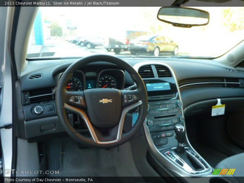 Silver Ice Metallic / Jet Black/Titanium 2013 Chevrolet Malibu LS