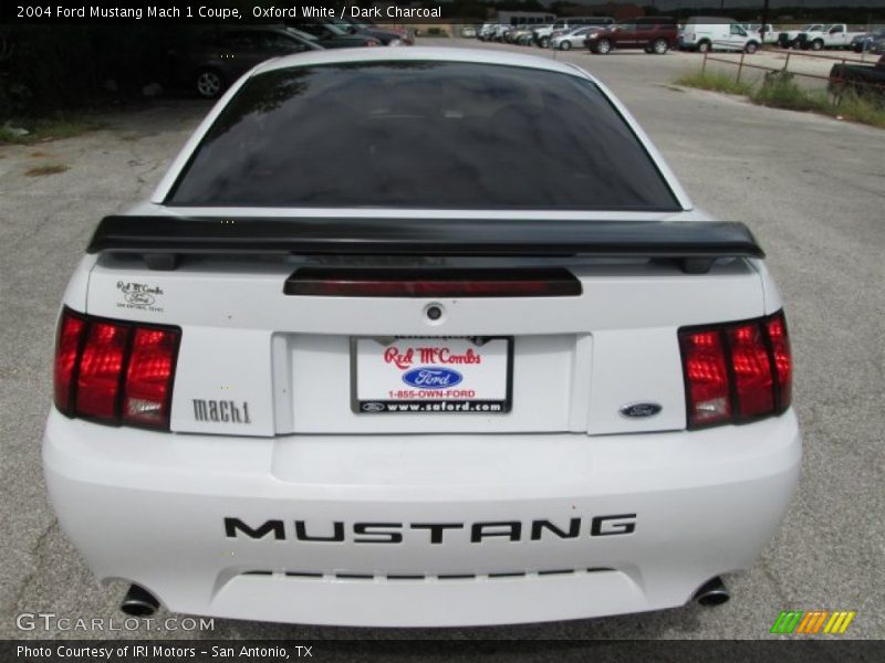 Oxford White / Dark Charcoal 2004 Ford Mustang Mach 1 Coupe