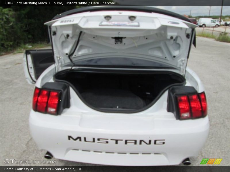 Oxford White / Dark Charcoal 2004 Ford Mustang Mach 1 Coupe