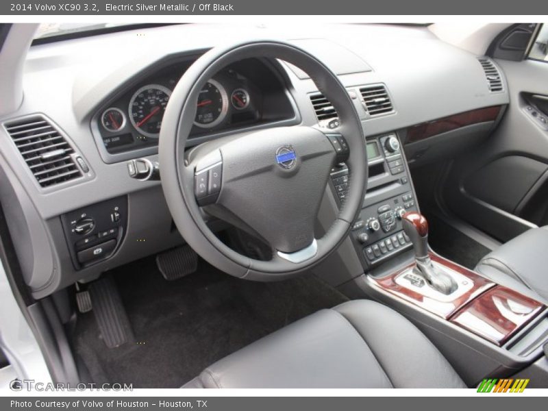 Electric Silver Metallic / Off Black 2014 Volvo XC90 3.2