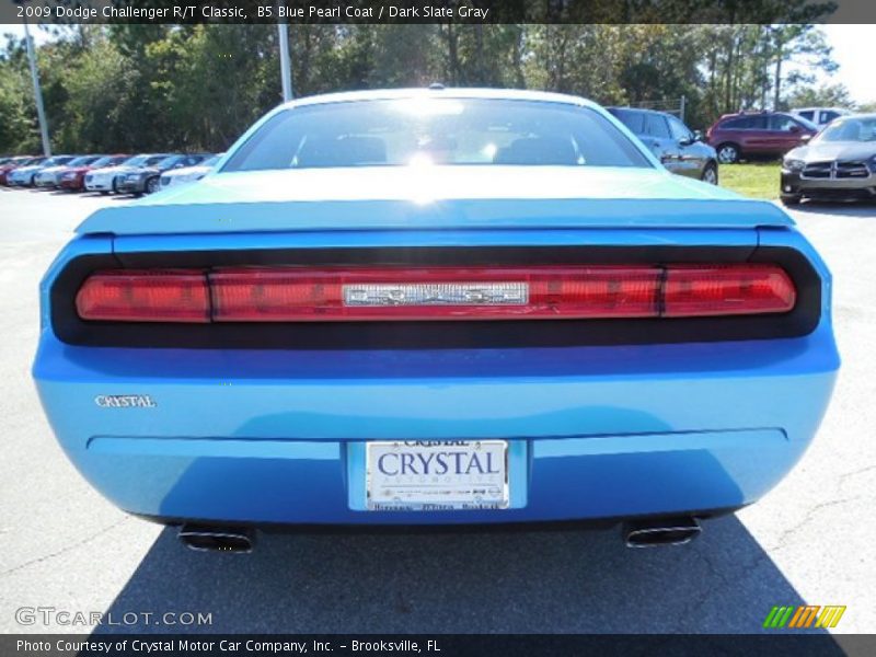 B5 Blue Pearl Coat / Dark Slate Gray 2009 Dodge Challenger R/T Classic