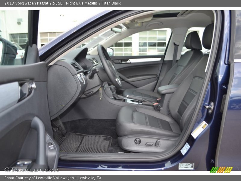 Night Blue Metallic / Titan Black 2013 Volkswagen Passat 2.5L SE
