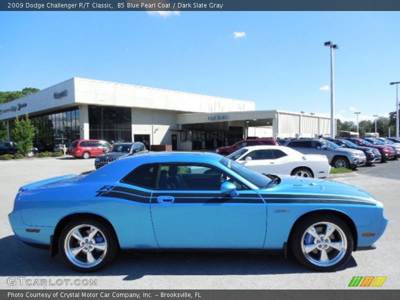 B5 Blue Pearl Coat / Dark Slate Gray 2009 Dodge Challenger R/T Classic