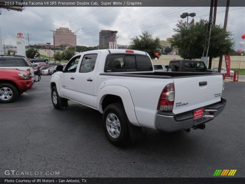 Super White / Graphite 2013 Toyota Tacoma V6 SR5 Prerunner Double Cab