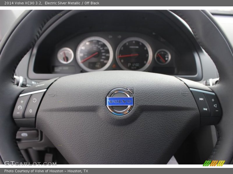 Electric Silver Metallic / Off Black 2014 Volvo XC90 3.2