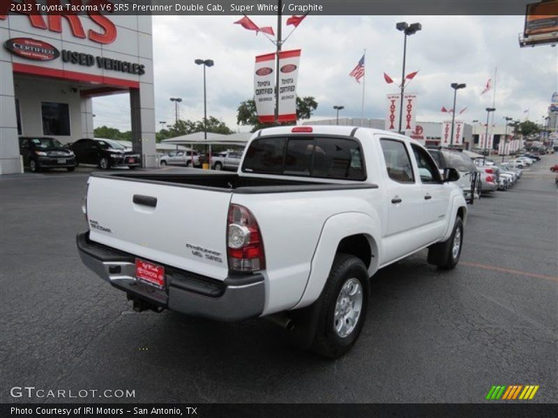 Super White / Graphite 2013 Toyota Tacoma V6 SR5 Prerunner Double Cab