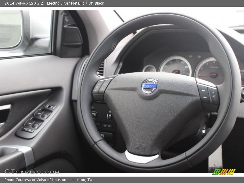Electric Silver Metallic / Off Black 2014 Volvo XC90 3.2