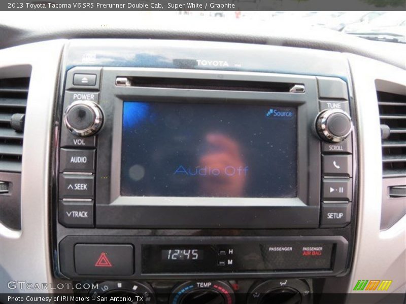Super White / Graphite 2013 Toyota Tacoma V6 SR5 Prerunner Double Cab