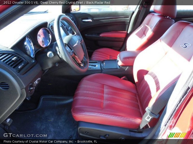  2012 300 S V8 Black/Radar Red Interior