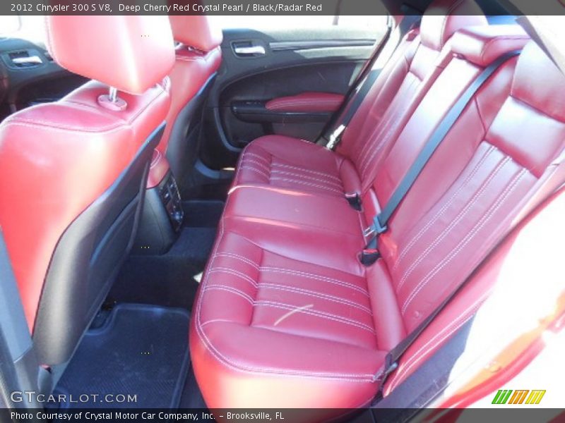 Rear Seat of 2012 300 S V8