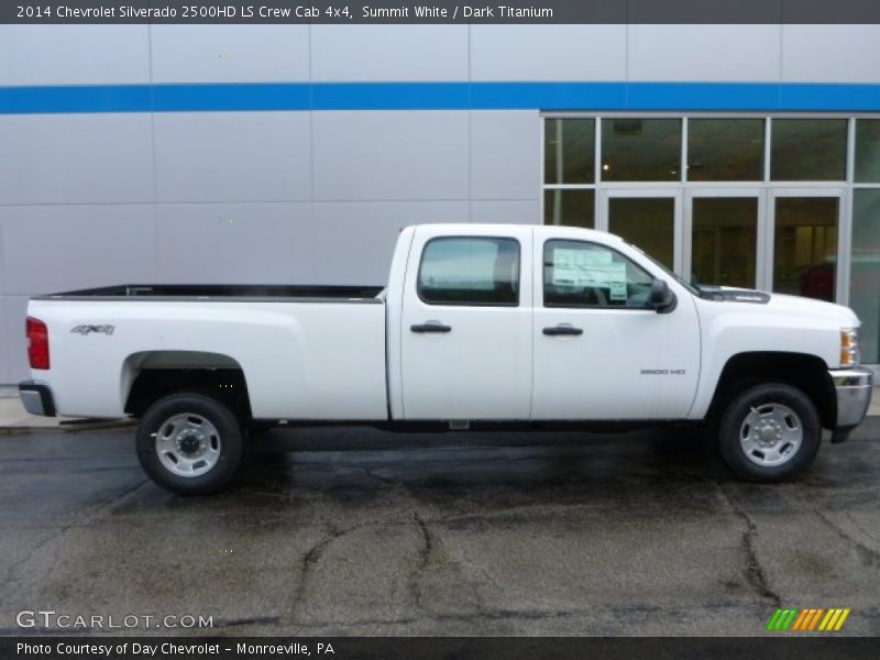 Summit White / Dark Titanium 2014 Chevrolet Silverado 2500HD LS Crew Cab 4x4
