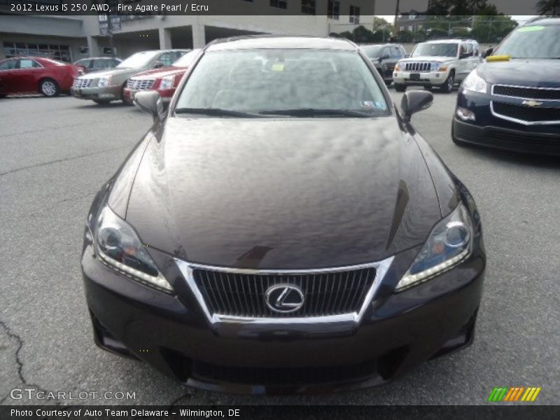 Fire Agate Pearl / Ecru 2012 Lexus IS 250 AWD