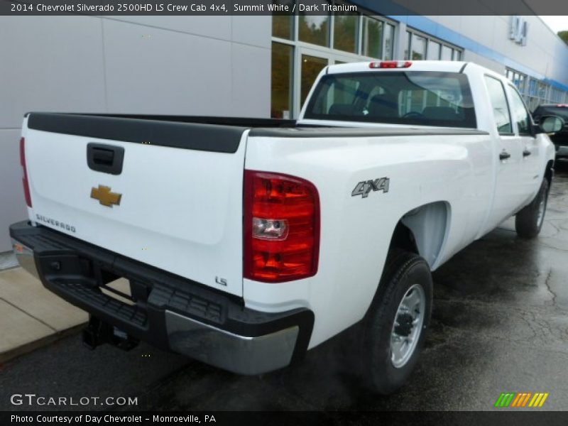 Summit White / Dark Titanium 2014 Chevrolet Silverado 2500HD LS Crew Cab 4x4