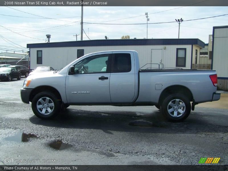 Radiant Silver / Charcoal 2008 Nissan Titan SE King Cab 4x4