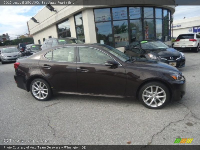 Fire Agate Pearl / Ecru 2012 Lexus IS 250 AWD