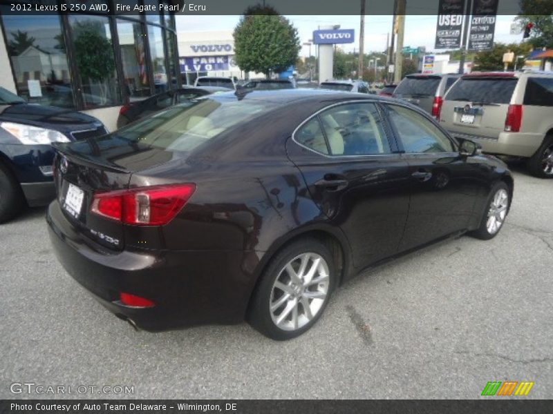 Fire Agate Pearl / Ecru 2012 Lexus IS 250 AWD