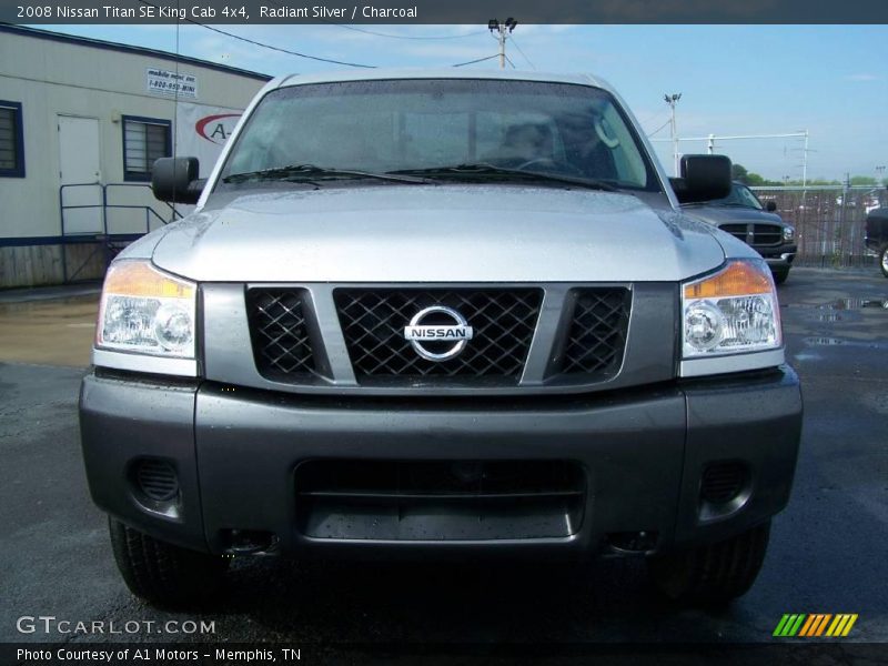 Radiant Silver / Charcoal 2008 Nissan Titan SE King Cab 4x4