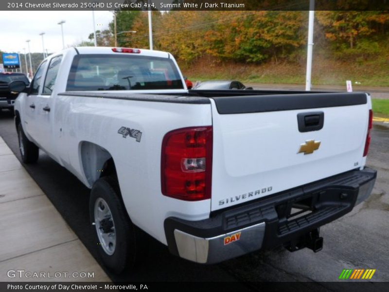 Summit White / Dark Titanium 2014 Chevrolet Silverado 2500HD LS Crew Cab 4x4