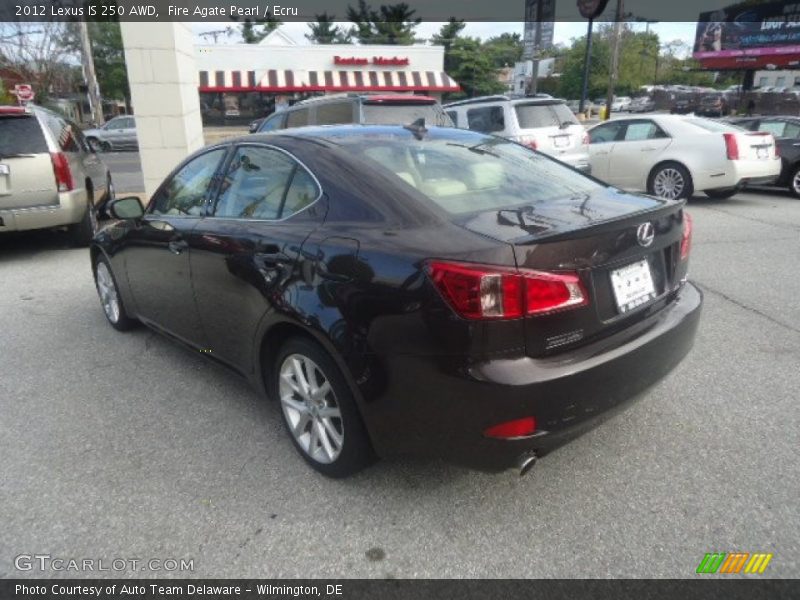 Fire Agate Pearl / Ecru 2012 Lexus IS 250 AWD