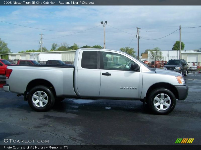 Radiant Silver / Charcoal 2008 Nissan Titan SE King Cab 4x4
