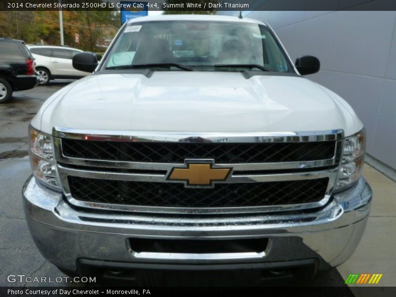 Summit White / Dark Titanium 2014 Chevrolet Silverado 2500HD LS Crew Cab 4x4