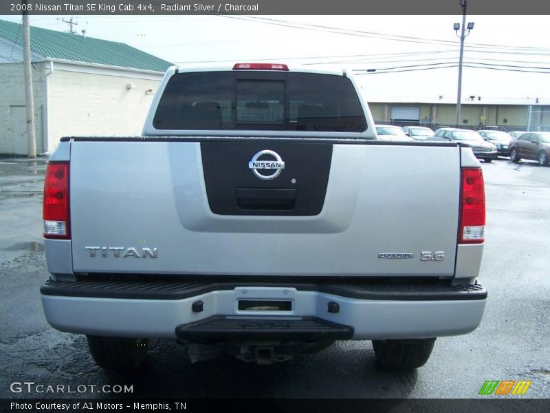 Radiant Silver / Charcoal 2008 Nissan Titan SE King Cab 4x4