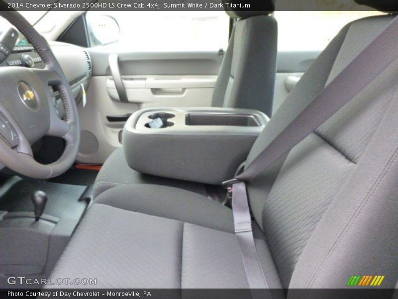 Summit White / Dark Titanium 2014 Chevrolet Silverado 2500HD LS Crew Cab 4x4