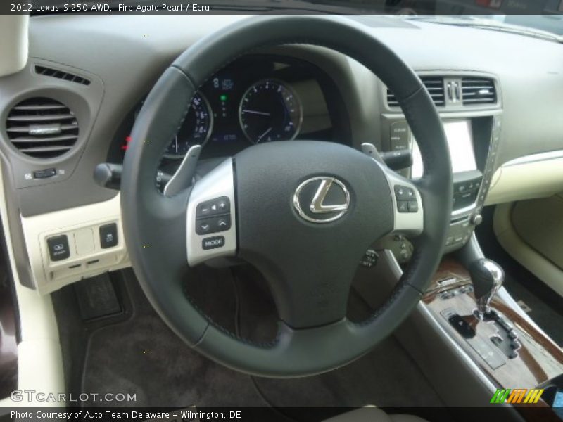 Fire Agate Pearl / Ecru 2012 Lexus IS 250 AWD